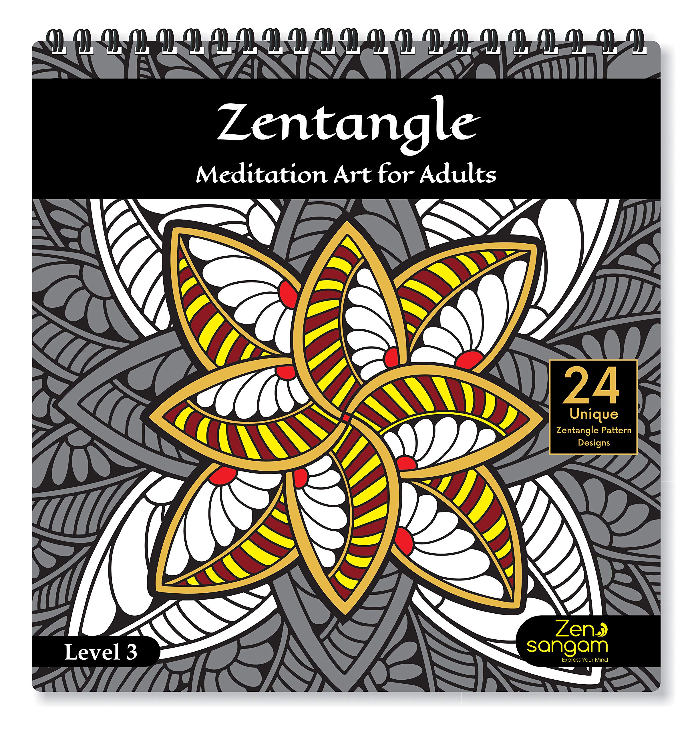 Colouring Book – For Adults – Zentangles – Patterns