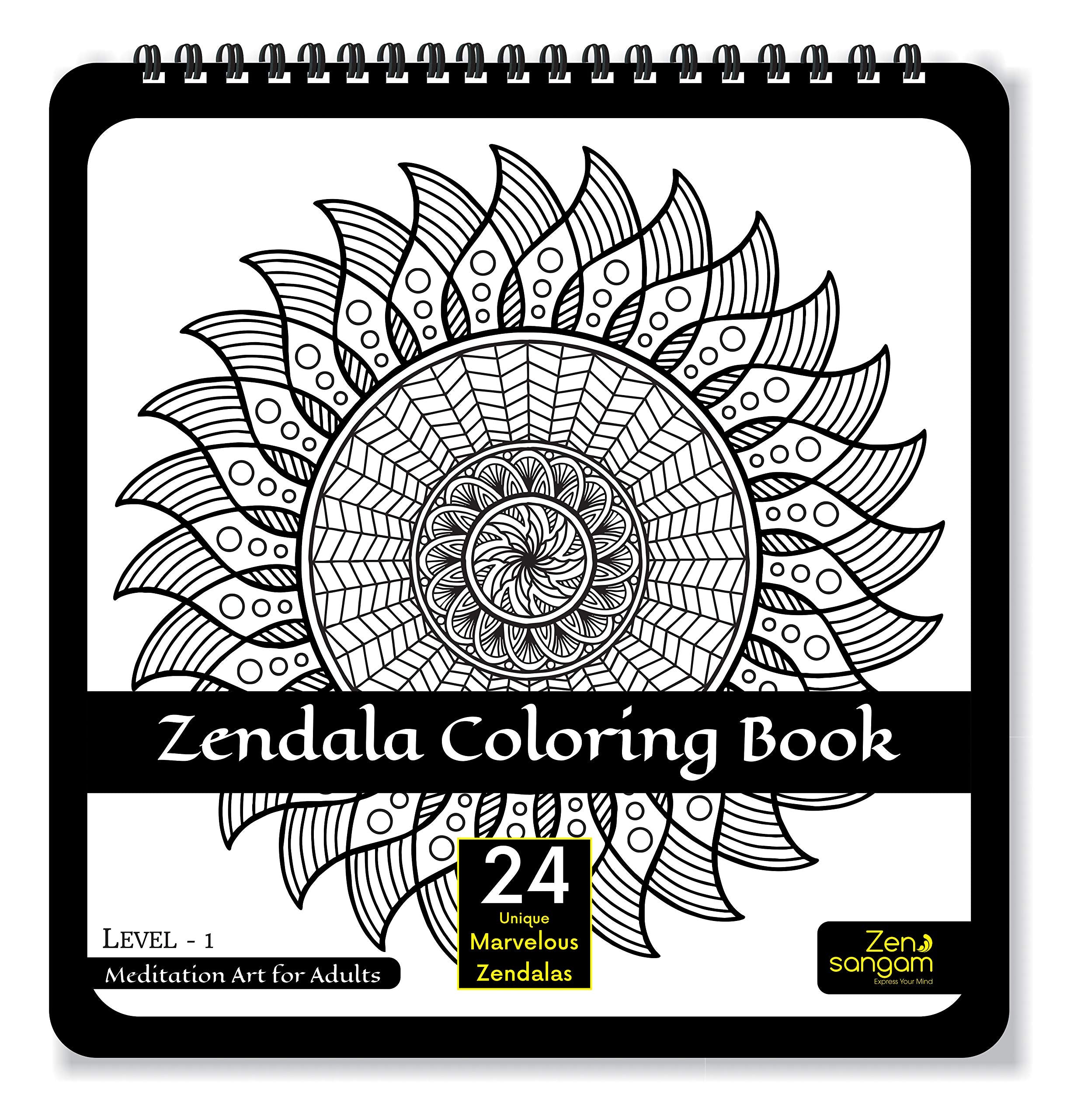 Colouring Book – For Adults – Zentangles – Patterns