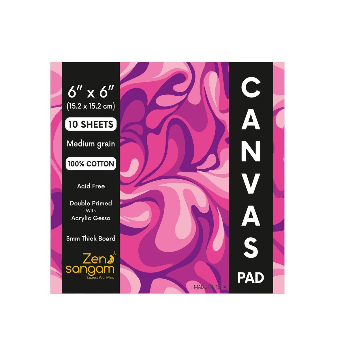 Zen Sangam Artists' Canvas Pad 100 Cotton