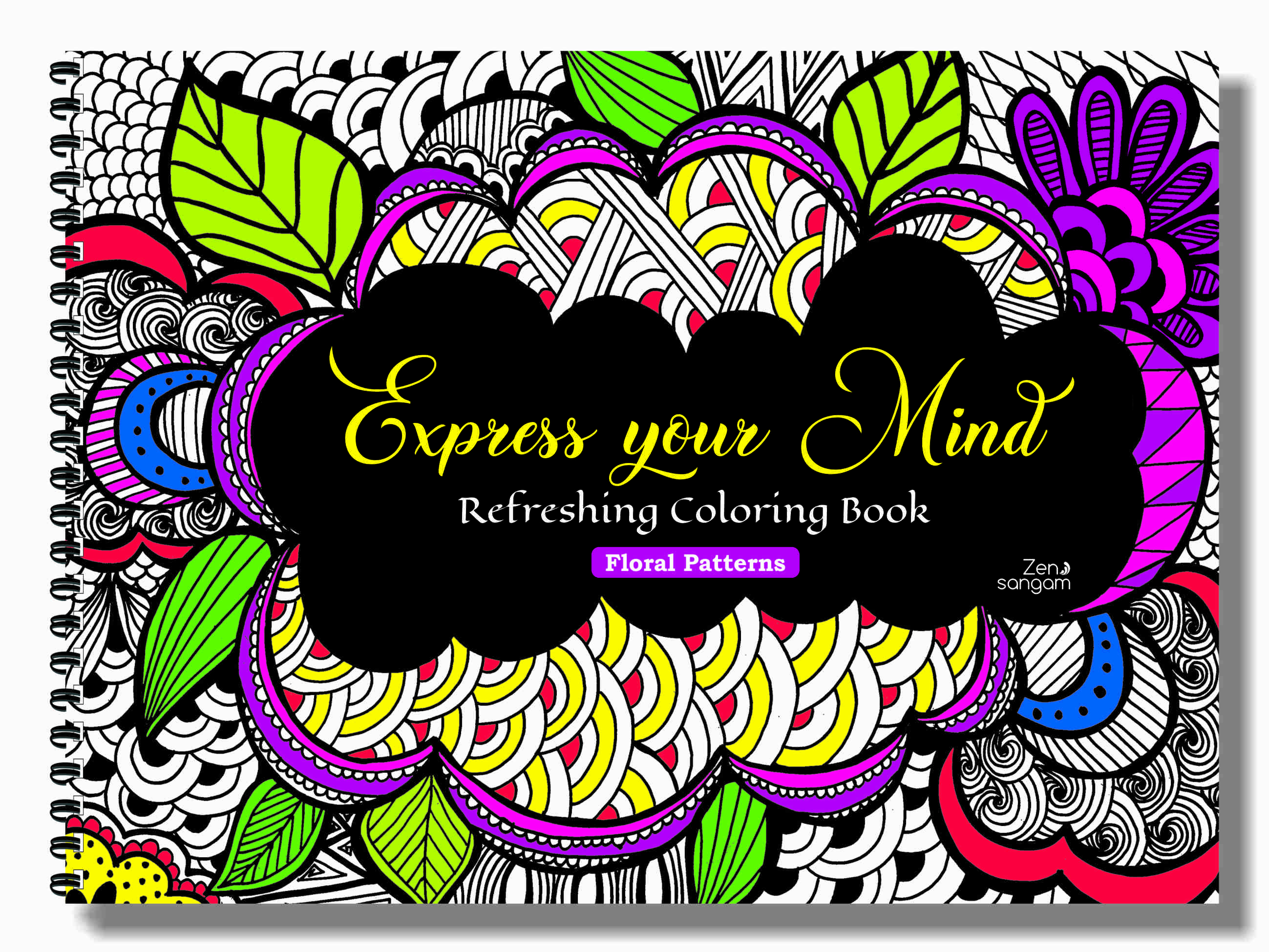 Colouring Book – For Adults - Floral Patterns