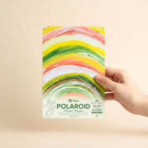 Mixed Media Polaroid Sheets | 230GSM Hot Pressed | Round Corners | Zen Sangam