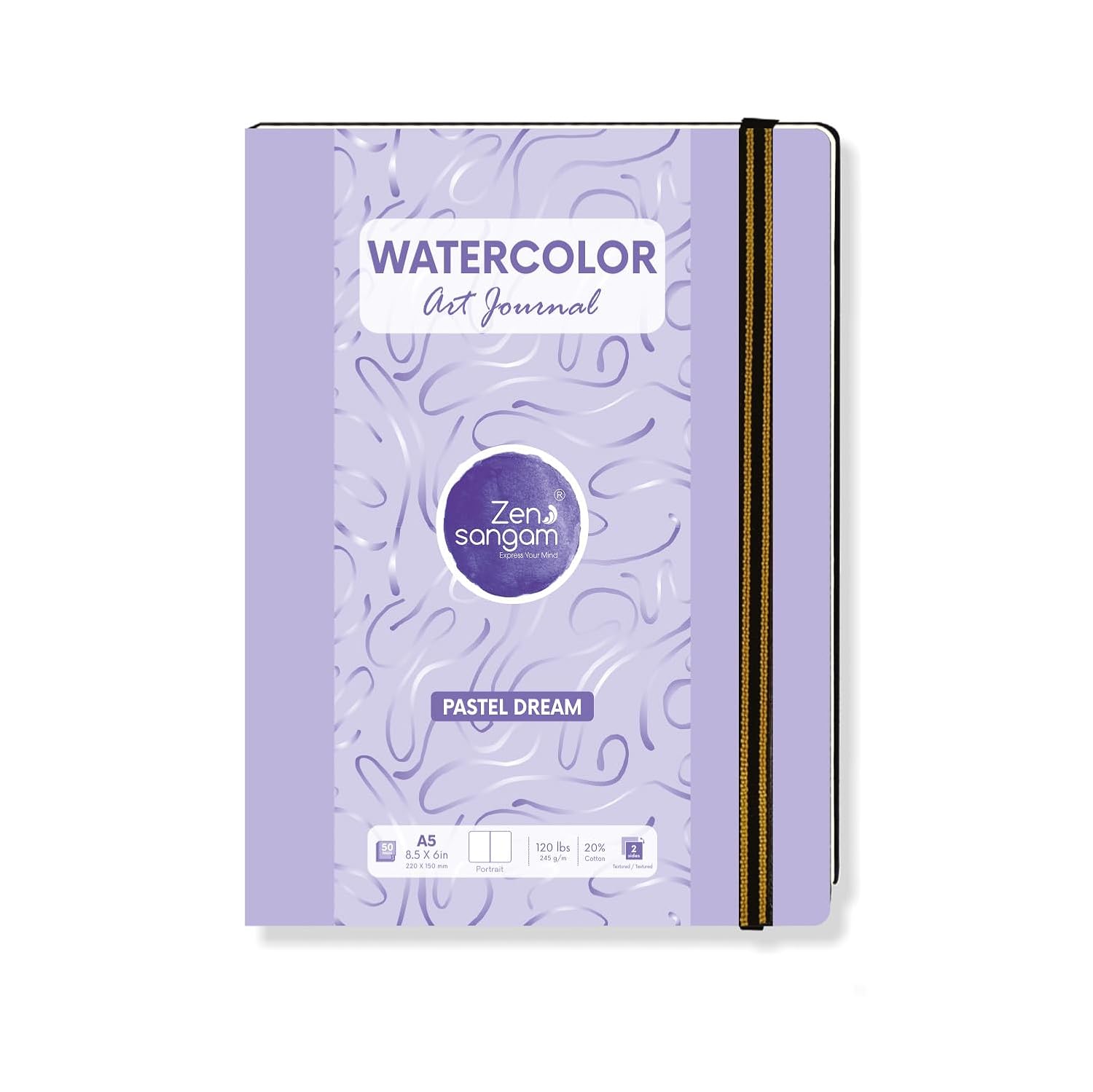 Watercolour Journal | 245GSM - 20% Cotton | Portrait | Pastel