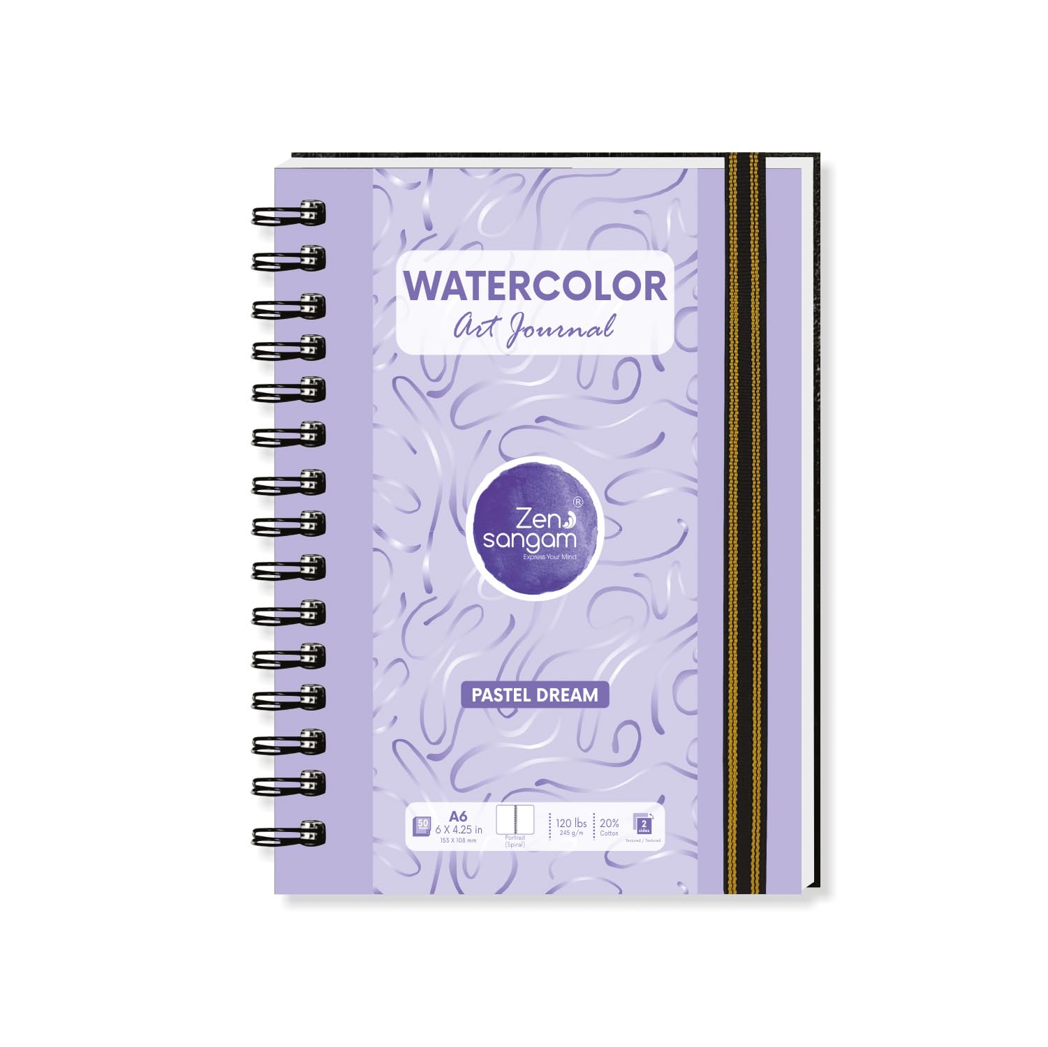 Spiral Watercolour Journal | 245GSM - 20% Cotton | Portrait