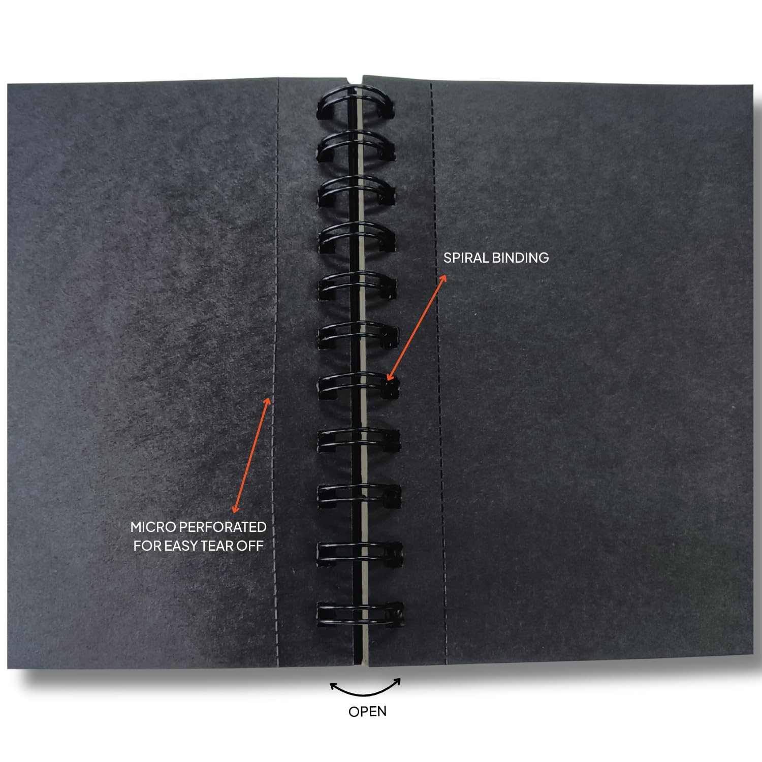 Doodle Black Paper Sketchbook | 120GSM | Smooth Surface | Zen Sangam