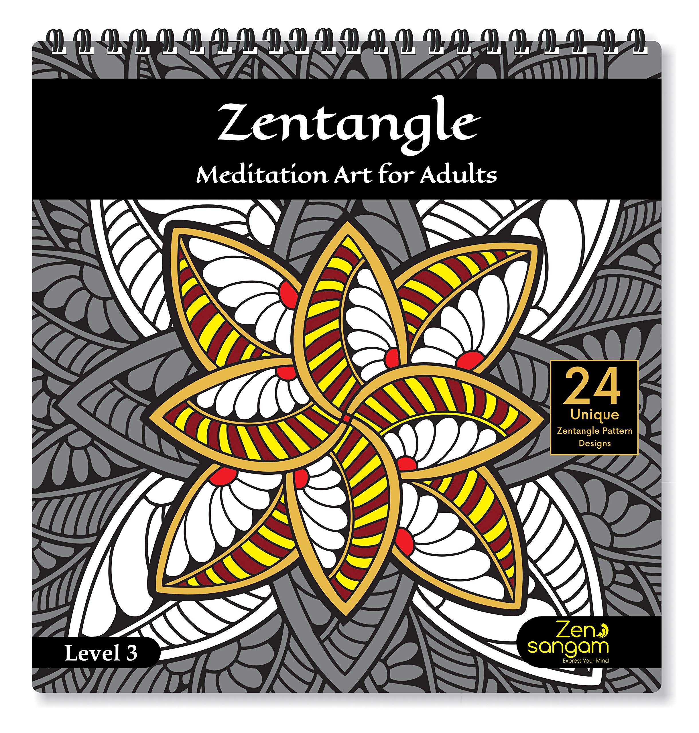 Colouring Book – For Adults – Zentangles – Patterns 