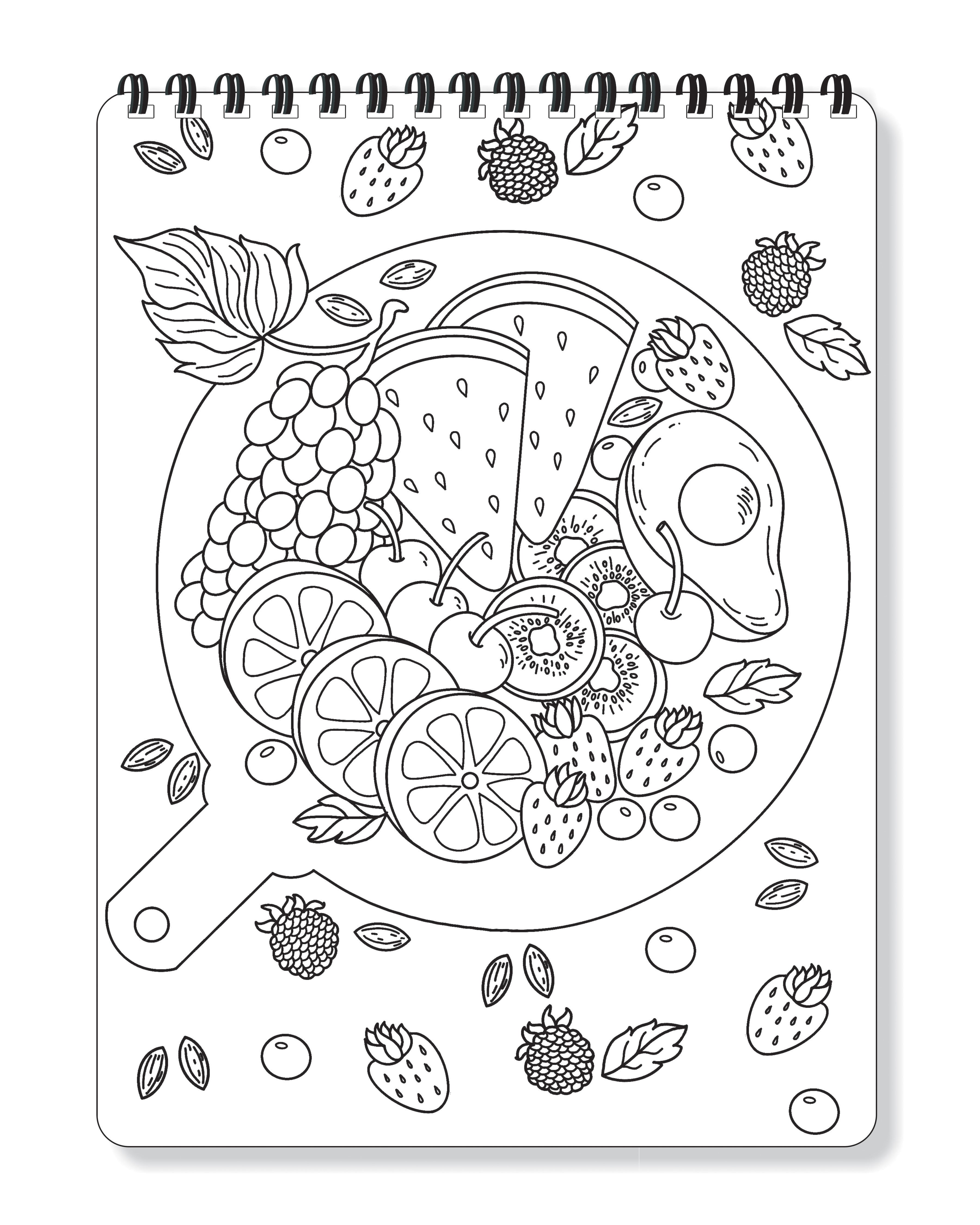Coloring Pages | Fruit And Vegetable Coloring Pages