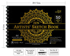 Drawing Sketchbook – Dry Media – Spiral – 150 GSM - A4