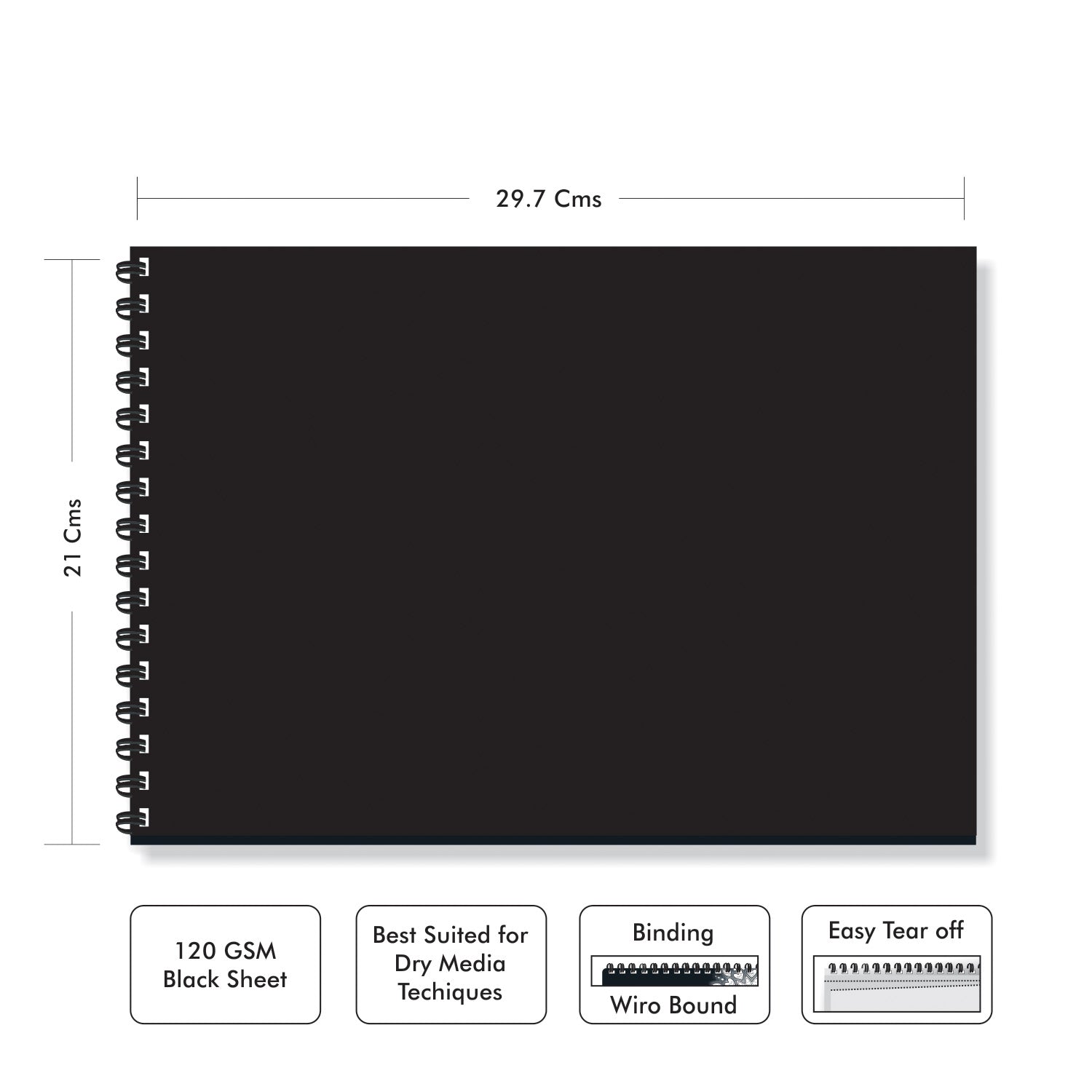 Black Sketchbook - Black Sheets