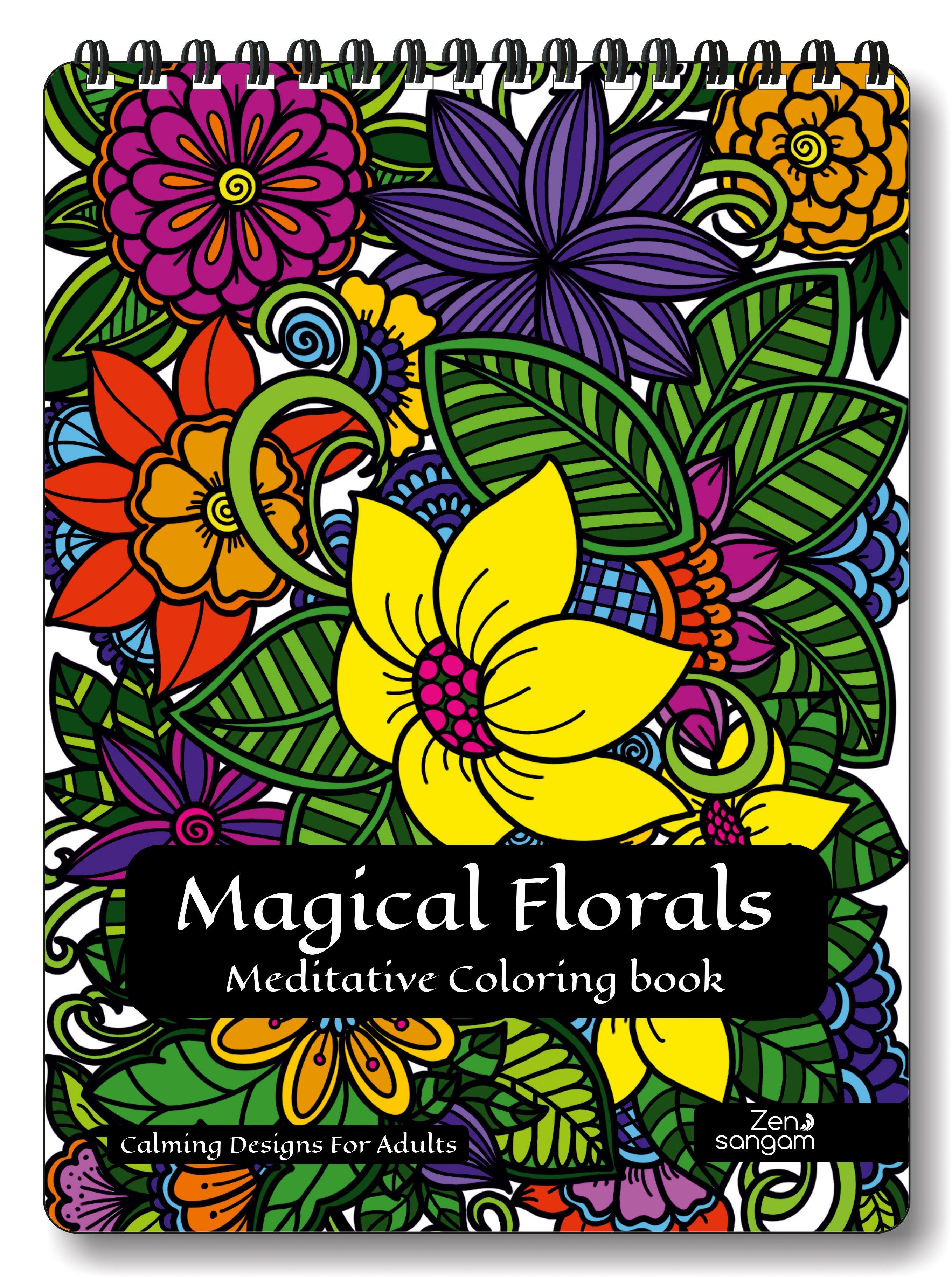 Colouring Book – For Adults - Floral Patterns